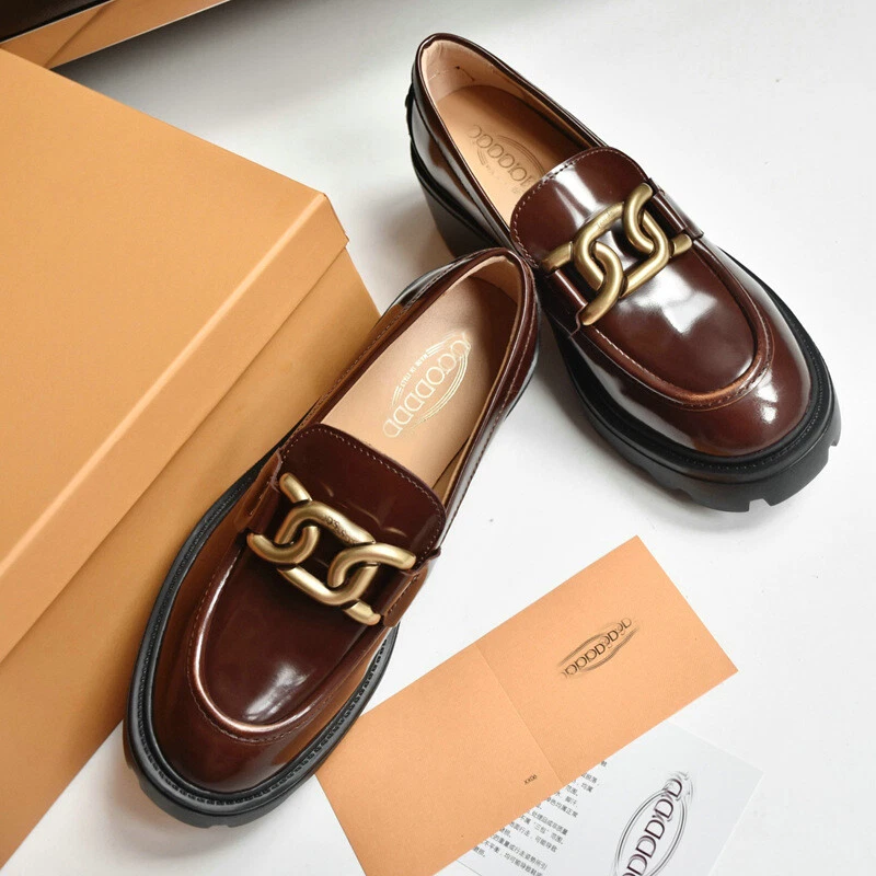 TOD’S Scarpe mocassini donna Tod's con fibbia attorcigliata e plateau