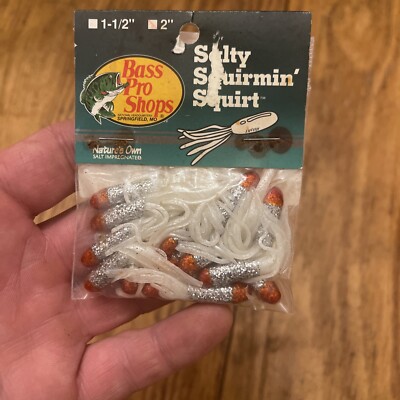 Bass Pro Shops Salty  Squirmin Squirt 2  NOS SPS2-18