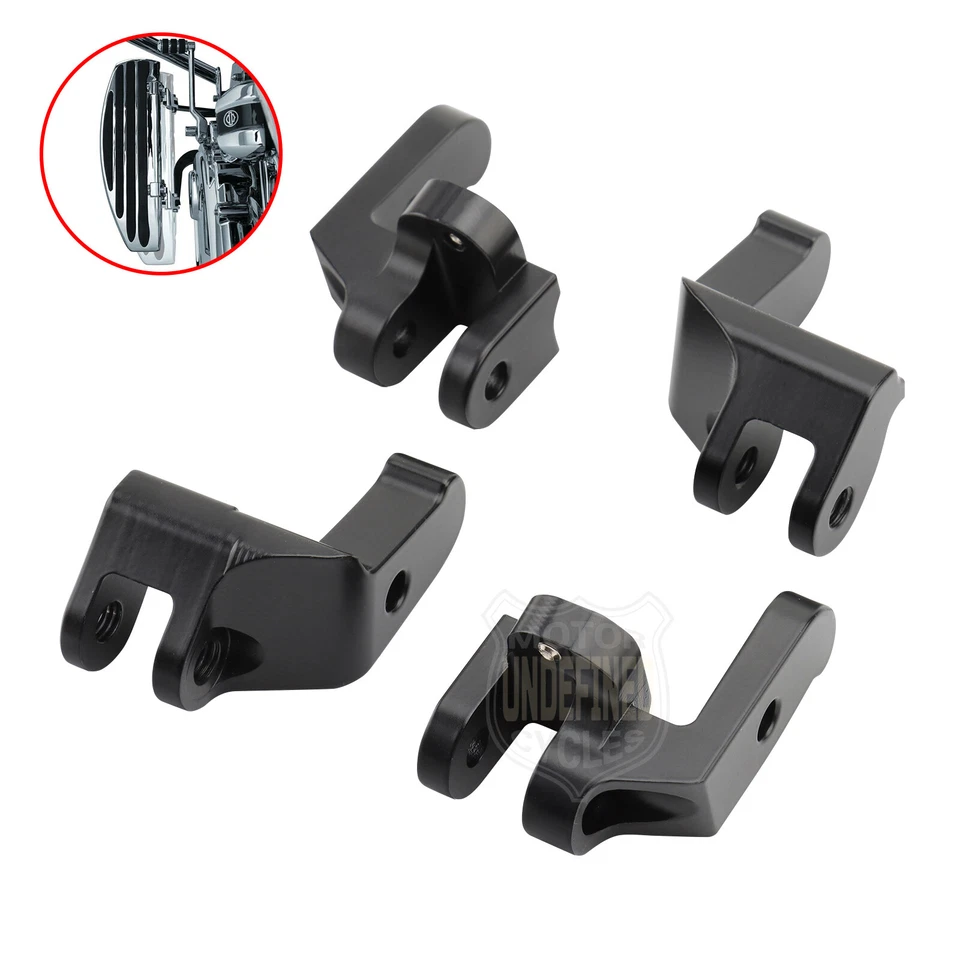 Soportes de reubicación de piso de conductor para Harley Touring Road Street Tri Glide Foto 4 de 4