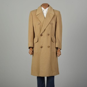 tan single breasted coat