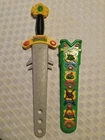 Vntg Teenage Mutant Ninja Turtle ultra rare 1992 bubble sword sheath included.