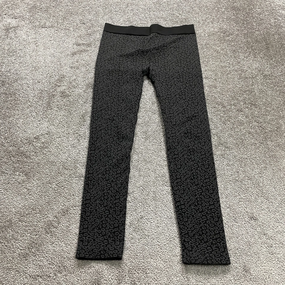 Leggings de compresión George para mujer M/L negros grises lunares atléticos activos 28x25,5 Foto 2 de 4