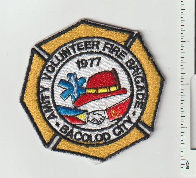 Amity Volunteer Fire Brigade, Philippine's patch shipped from Australia