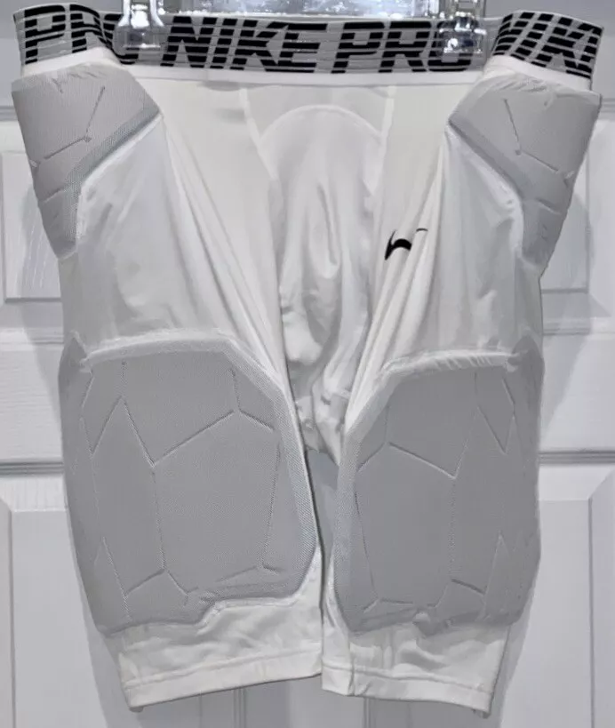 Nike Pro Hyperstrong Padded Compression Shorts Men's White Used L