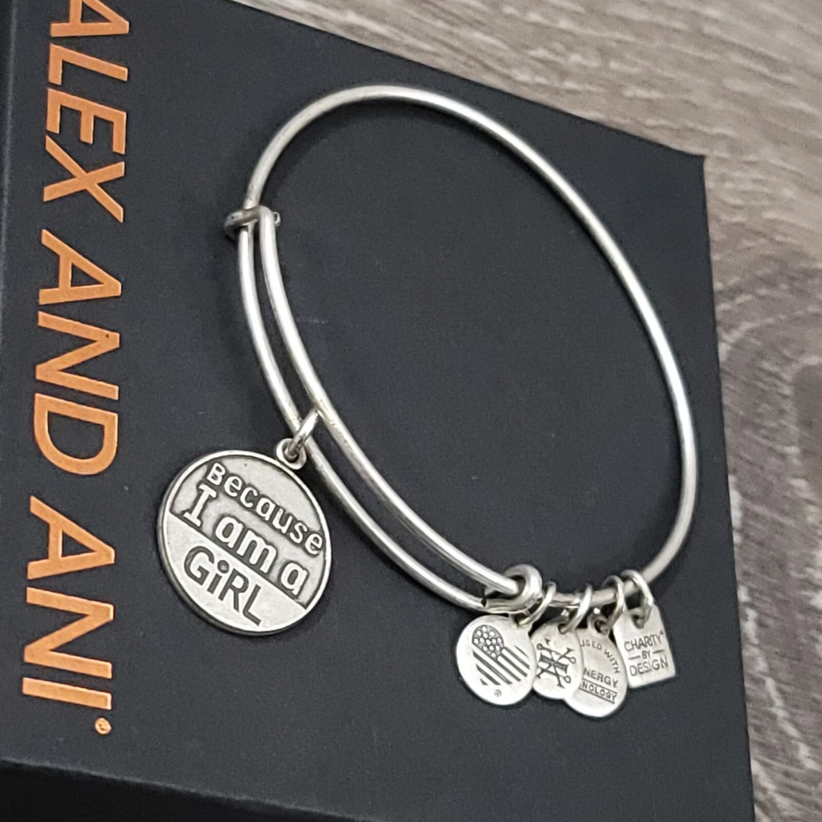 Alex and Ani Girl Power Charm Bracelet eBay