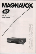 MAGNAVOX VCR VIDEO CASSETTE RECORDER VR402BMG...