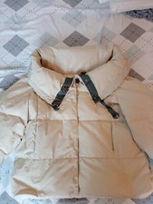 Ladies Hoss Intropia Women's Padded Coats Jacket Size Eu 40 Uk 10-12 Milky White