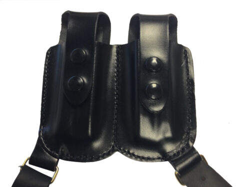 Leather Shoulder Gun Holster LH RH For Kimber Micro Carry 9 - Picture 2 of 5