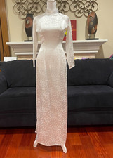 Ao dai vietnamese W pants. AD lụa thái tuấn