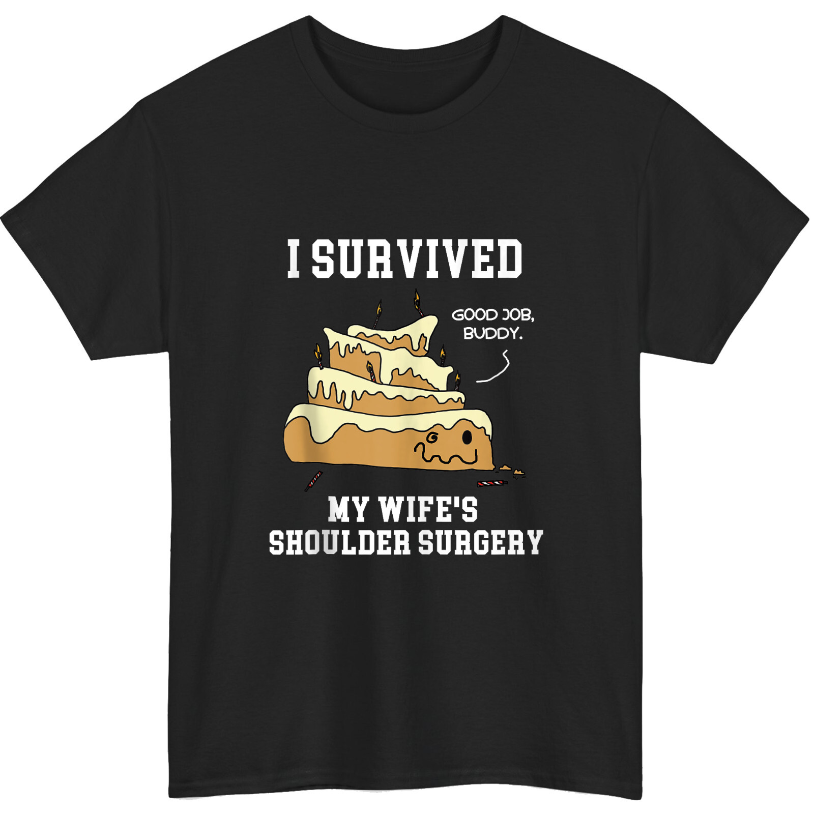 I Survived My Wifes Shoulder Surgery Recovery Funny Quote Tank Top Unisex gift eBay