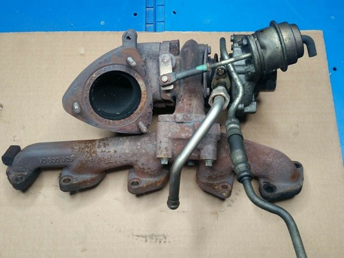 Opel Turbolader 90531518 mit Abgaskrümmer 90500926 + Druckdose