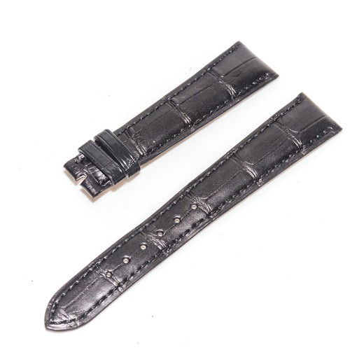 OEM echt Patek Philippe 18-14mm schwarz Leder Uhrenarmband