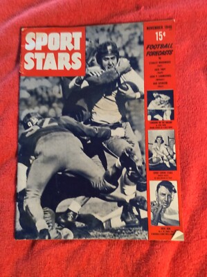 SPORT STARS NOVEMBER 1946 FOOTBALL FORECASTS JACK TROY BASEBALL BOXING