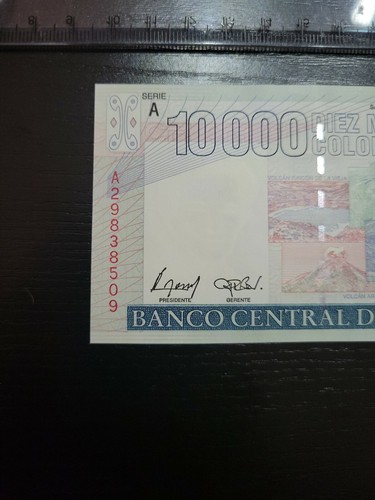 🇨🇷 Banconota Costa Rica 10000 colones 2002 P-267b UNC serie A 032222-21 - Foto 2 di 8