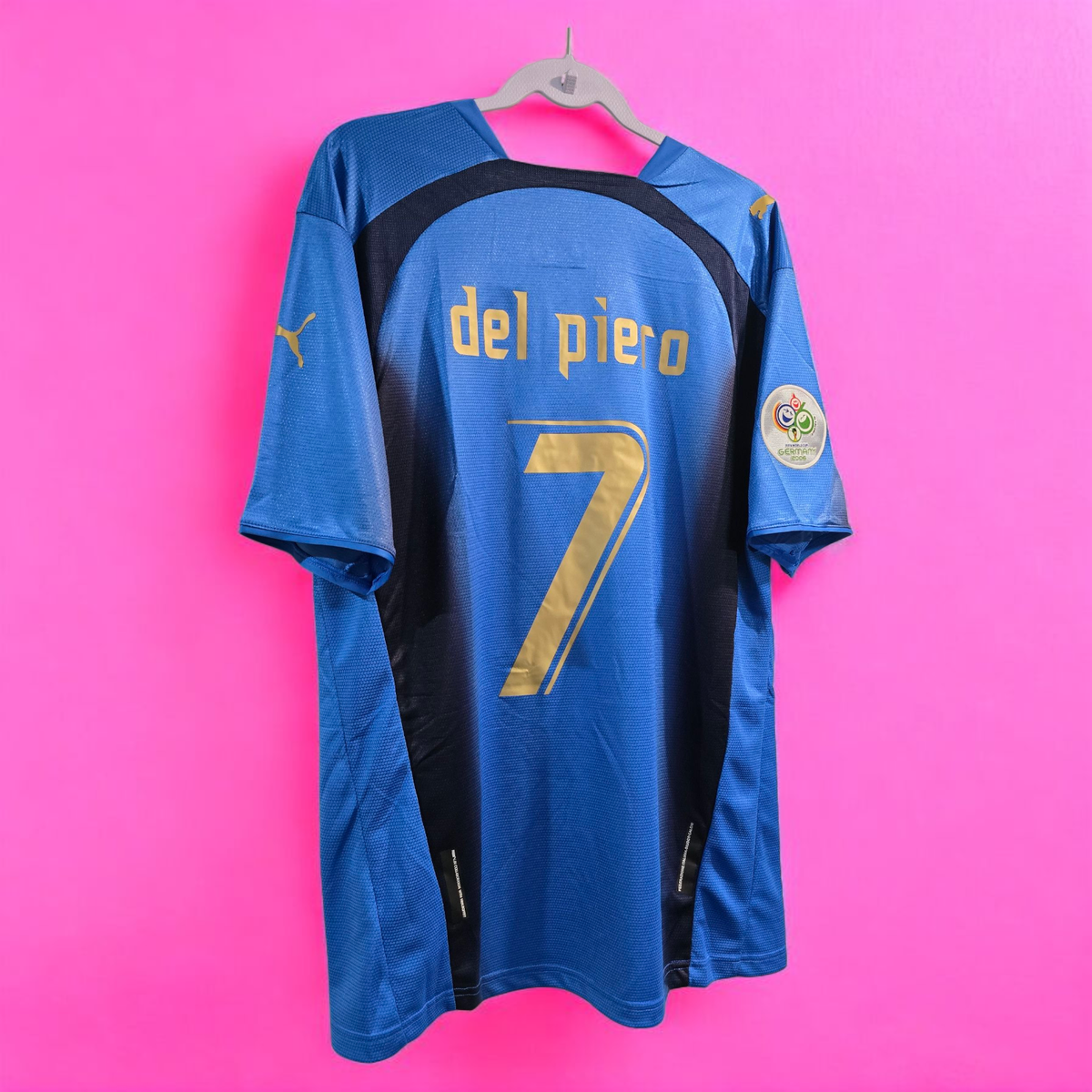 ITALY HOME World Cup 2006 - Football Soccer - Del Piero # 7 - 2XL