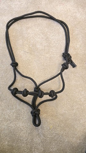 4 Knot Rope Halters Knotted Nylon Headcollar Handmade Brand New F/C/P/S - Picture 6 of 6