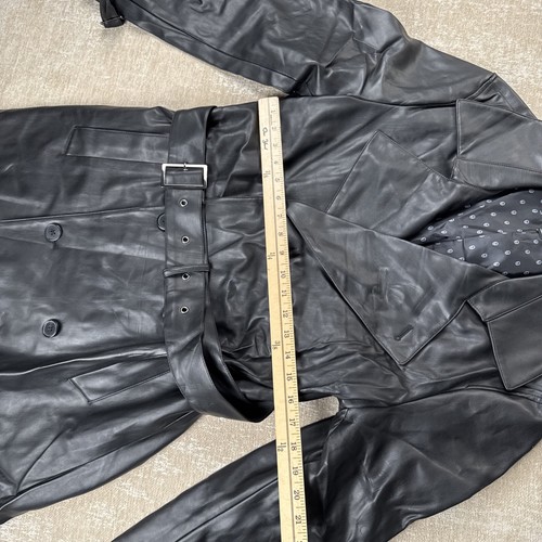 INC International Concepts Black Women’s Long Coat Size M. GR - Picture 2 of 10