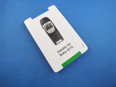  Nokia Neuheiten Katalog Zubehör für Nokia 6210 Infoblatt Information Club Nokia