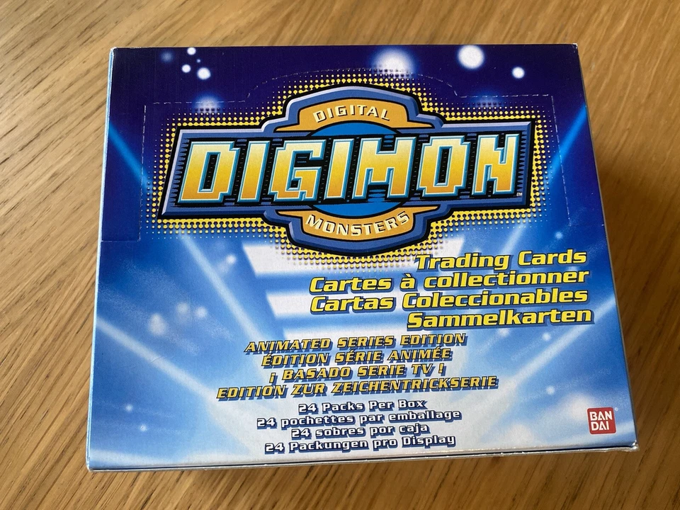 Digimon Cards Animated Series 1 Booster Box With 24 6-Card Sealed Packs English - Image 2 of 4