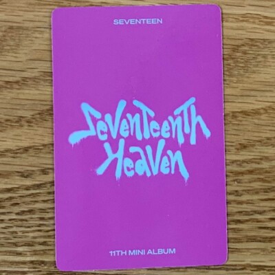 Wonwoo Official Photocard Seventeen 11th Mini Album Heaven SVT