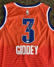 Josh Giddey Signed Autographed Oklahoma City Thunder Jersey Psa Dna Coa OKC