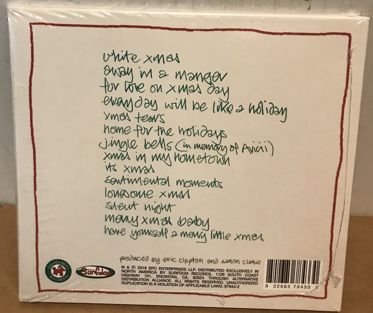 ERIC CLAPTON HAPPY XMAS 新品未開封 happy xmas eric clapton cd | eBay