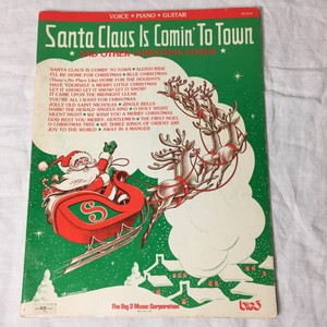 Details About Santa Claus Is Comin To Town Christmas Songs Voice Piano Guitar Sheet Music