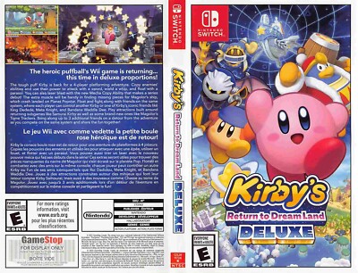 Nintendo Switch KIRBY'S RETURN TO DREAMLAND DELUXE store display