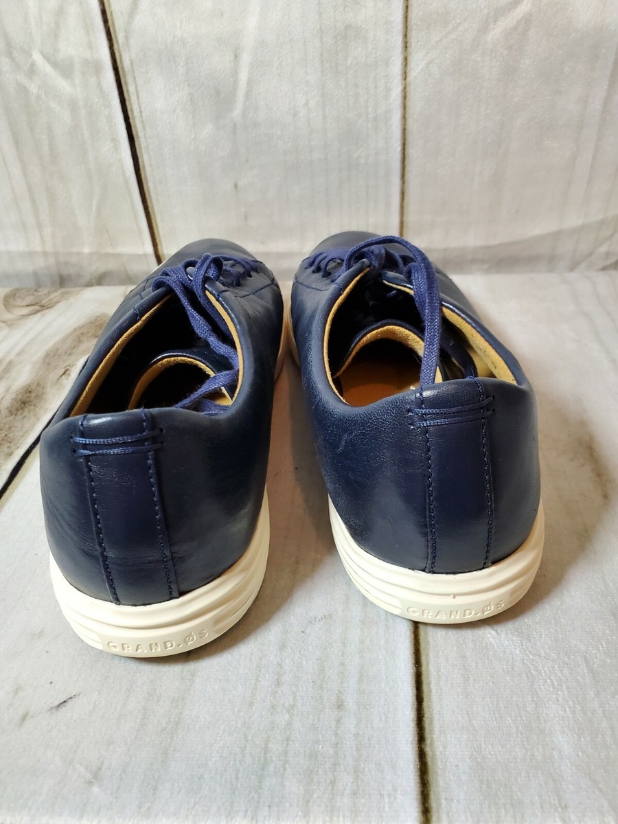 Cole Haan Grand OS Crosscourt II Mens 12 Shoes Blue Leather  display picture 1