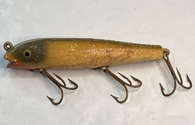 Vintage Wooden Creek Chub Darter 4” RARE CRACKLE PATINA | eBay