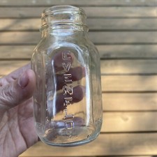 Vintage Evenflo Clear Glass 4 oz. Baby Bottle Made in USA