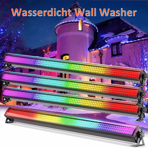 Wallwasher Strahler 120W 252 LED RGB Bühnenlicht Bar DMX Disco Party Halloween - Bild 17 von 20