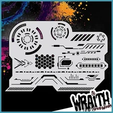 Tech Maker #1 - Reusable Airbrush Stencil Template