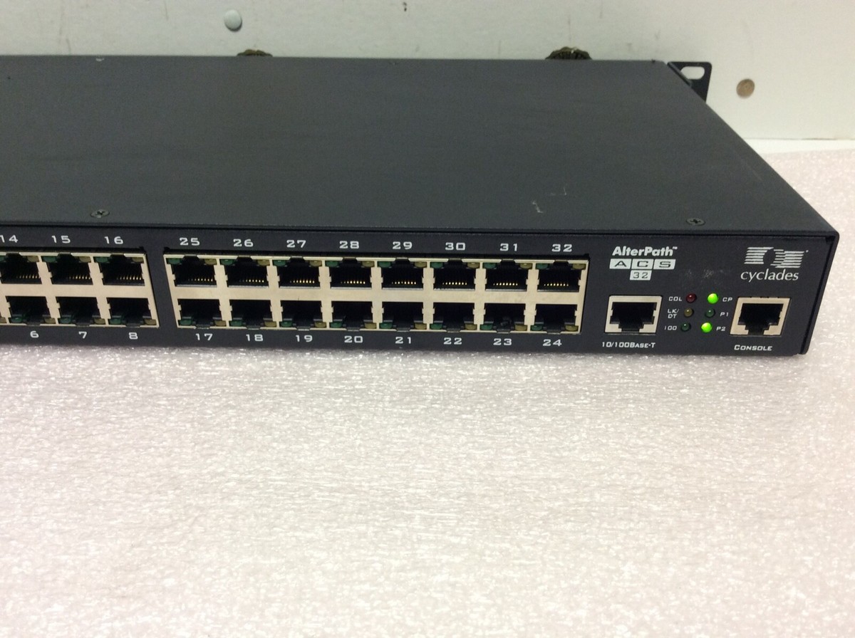 Serveur De Console Avocent ACS32 AlterPath 32 Ports - Remis à Neuf, Garanti 1 An - Parfait Pour Gestion IT