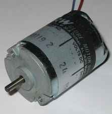 TRW Globe 405A Motor - 24 V - Permanent Magnet Motor - Made in USA - 5200 RPM