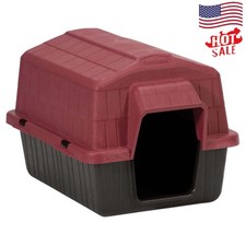 Barnhome III Plastic Outdoor Dog House Portable XS Pets Ventilated Insulated New