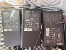 Lot of 3 Lenovo OEM 170W Slim Tip 20V 8.5A AC Adapters Mixed Models