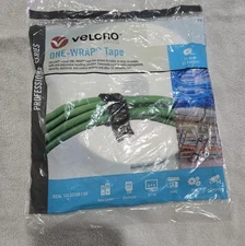 Velcro One Wrap Tape Professional Series 25 Yards x 3/4" White 31091 Genuine OEM