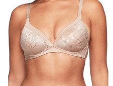 Warner's Blissful Benefits Back Smoothing Comfort Wireless lift bras set of 2 