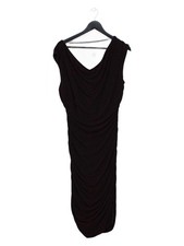 Star by Julien Macdonald Bodycon Midi Dress UK16 in Black