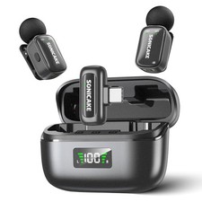 SONICAKE 2.4G Wireless Mini Lavalier Micropho...