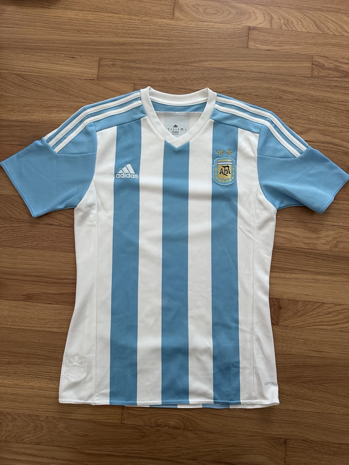 Adidas Authentic Team Argentina Soccer Jersey Blue / White Size XS