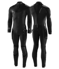 Waterproof W7 5mm Men's Super Stretch Scuba Dive Full Wetsuit Back Zip