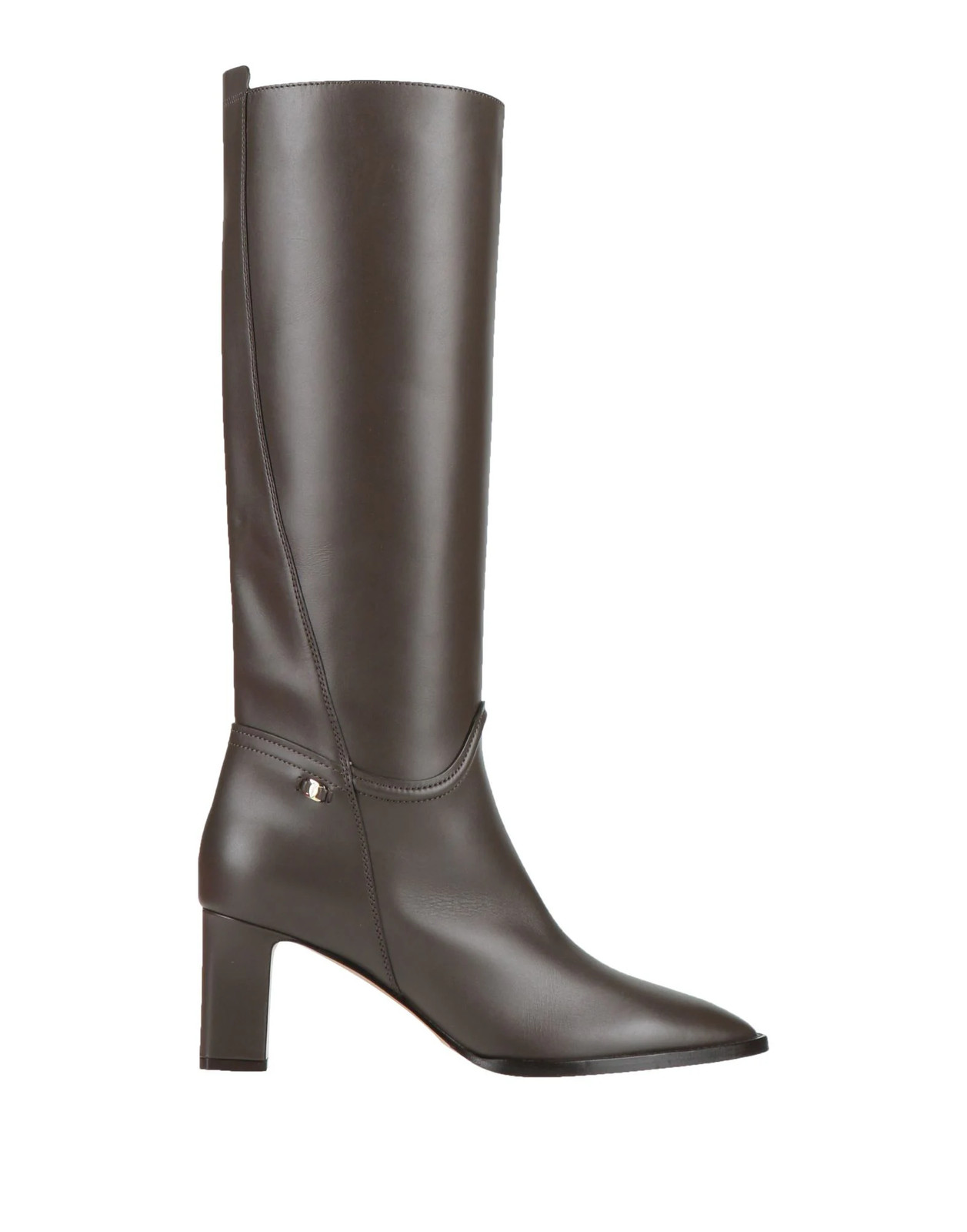 Ferragamo - Women - Leather Boot - Khaki 218090₽