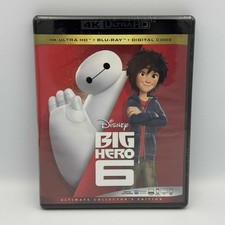 Disney Big Hero 6 Ultimate Collector’s Edition (2014) 4K UHD + Blu-ray Free Ship