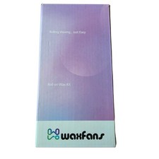 Waxfans Roll on Wax Kit Rosa Portátil Cera Rodillo Kit para Piel Sensible Miel