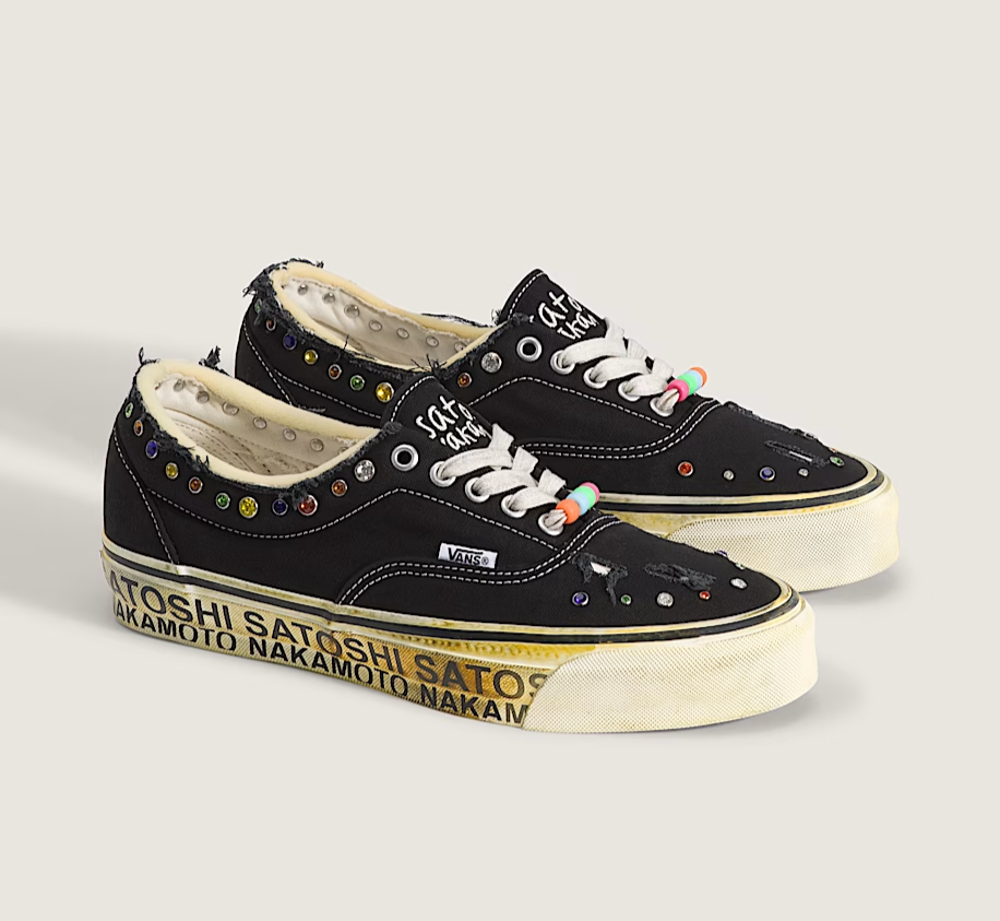 Vans OTW x Satoshi Nakamoto Era 95 Gems Black Size US Mens 6-13