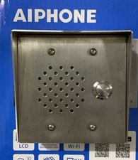 Aiphone LE-SS/A Stainless Steel 2-Gang Door Sub Station Used Works