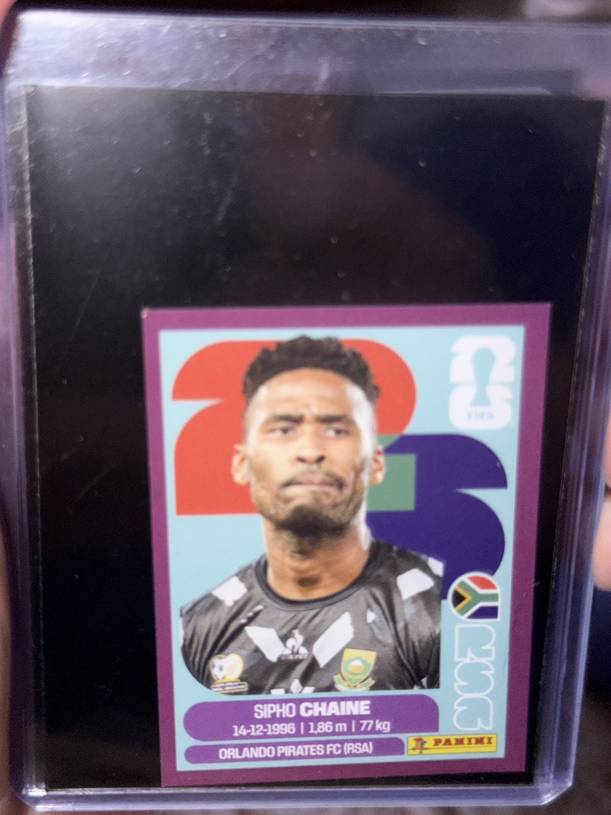 Panini 2023 FIFA Sipho Chaine Rookie Orlando Pirates FC Soccer Trading Card