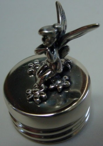 Disney Tinker Bell Sterling Silver Keepsake Box